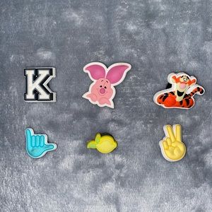 6 Pack of Croc Jibbitz